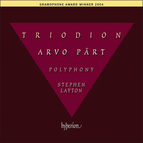 Album cover: Pärt - Triodion & other choral works